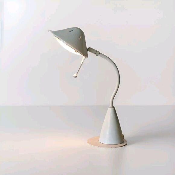 Vintage‎ Goose Neck Halogen Desk Lamp - Picture 1 of 16